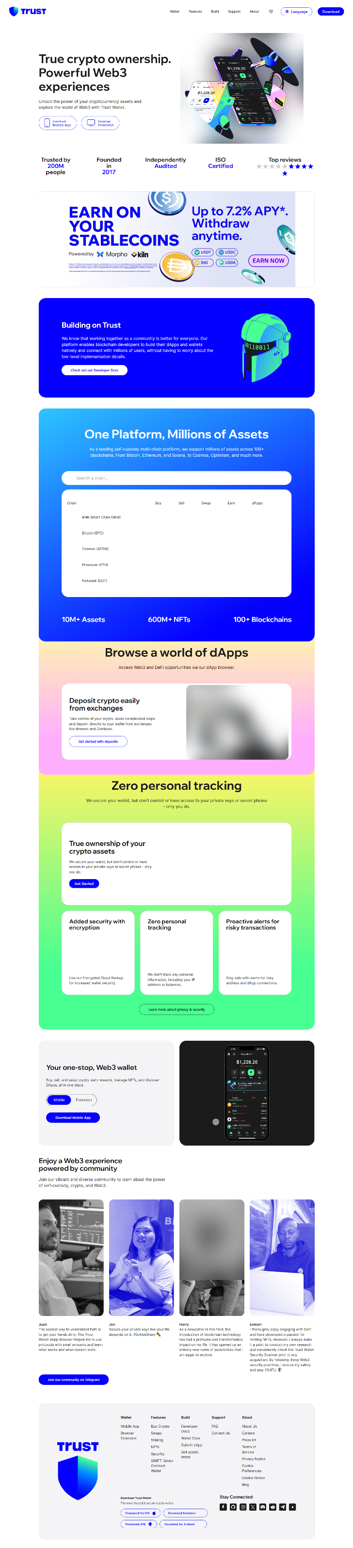 trust wallet login